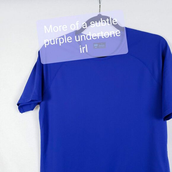 Janji Short Sleeve T-Shirt Womens S Blue Running Moisture-Wick Gym Workout - Picture 9 of 11